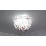 Люстра Есения красная в Подольске Люстра Есения красная в Подольске