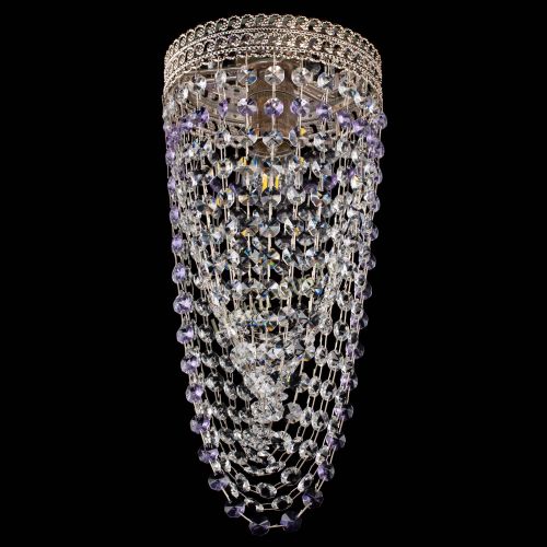 Люстра Флоренция №1 Водоворот фиолетовая в Подольске Гусь Хрустальный