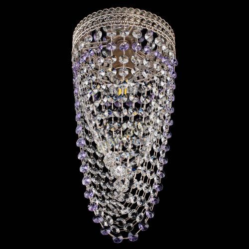 Люстра Флоренция №1 Водоворот фиолетовая в Подольске Гусь Хрустальный