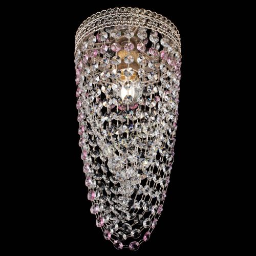 Люстра Флоренция №1 Водоворот розовая в Подольске Гусь Хрустальный