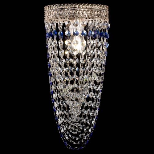 Люстра Флоренция №1 Водоворот синяя в Подольске Гусь Хрустальный