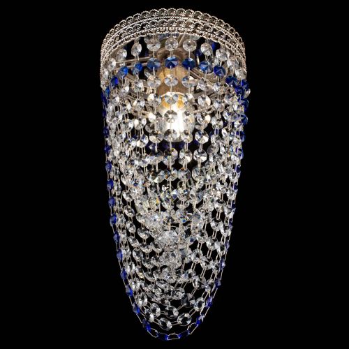 Люстра Флоренция №1 Водоворот синяя в Подольске Гусь Хрустальный