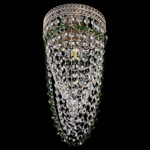 Люстра Флоренция №1 Водоворот зеленая в Подольске Гусь Хрустальный