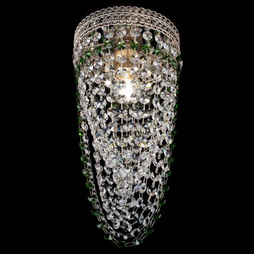 Люстра Флоренция №1 Водоворот зеленая в Подольске Гусь Хрустальный