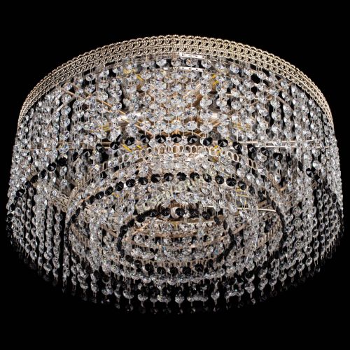 Люстра Флоренция капель оптикон черная в Подольске Гусь Хрустальный