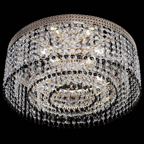 Люстра Флоренция капель оптикон черная в Подольске Гусь Хрустальный