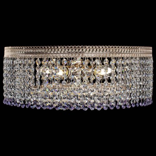 Люстра Флоренция капель оптикон фиолетовая в Подольске Гусь Хрустальный