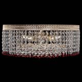 Люстра Флоренция капель оптикон красная в Подольске Люстра Флоренция капель оптикон красная в Подольске