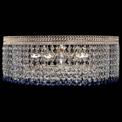 Люстра Флоренция капель оптикон синяя в Подольске Гусь Хрустальный