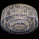 Люстра Флоренция капель оптикон синяя в Подольске