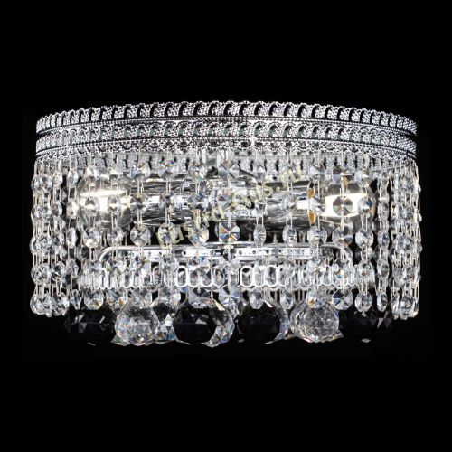 Люстра Флоренция шар №2 черная в Подольске Гусь Хрустальный