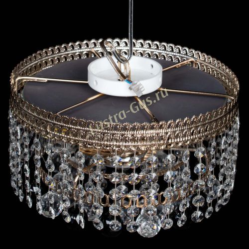 Люстра Флоренция шар №2 черная в Подольске Гусь Хрустальный