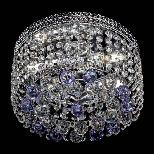 Люстра Флоренция шар №2 фиолетовая в Подольске Гусь Хрустальный