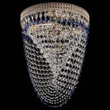 Люстра Флоренция Водоворот синяя в Подольске