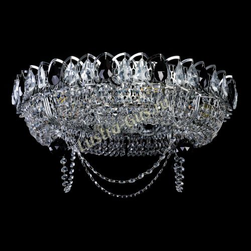 Люстра Глория №1 черная в Подольске Гусь Хрустальный