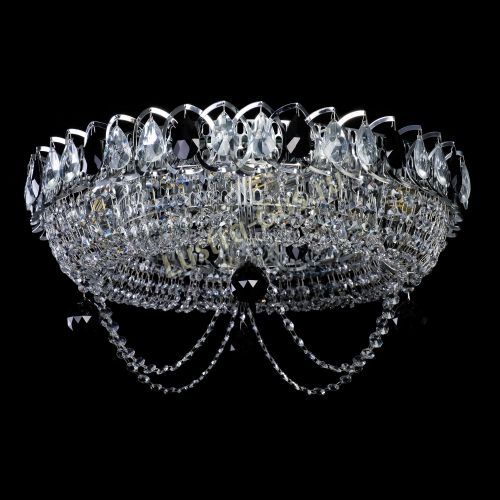 Люстра Глория №1 черная в Подольске Гусь Хрустальный