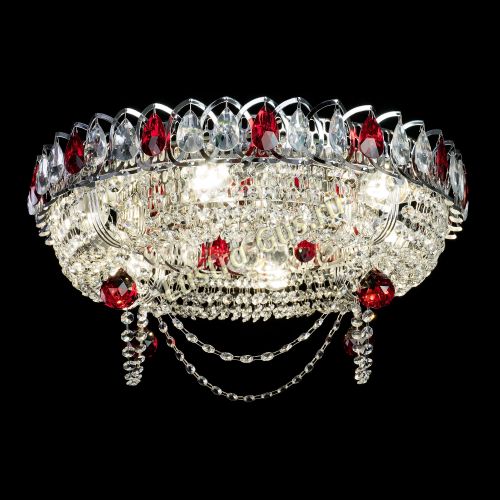 Люстра Глория №1 красная в Подольске Гусь Хрустальный