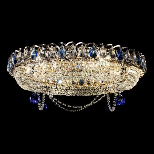 Люстра Глория №1 синяя в Подольске Гусь Хрустальный