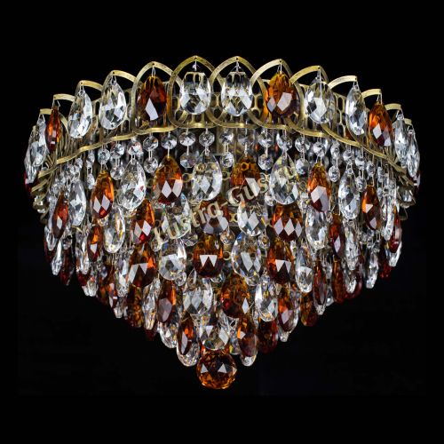 Люстра Грация №1 под бронзу чайная в Подольске Гусь Хрустальный