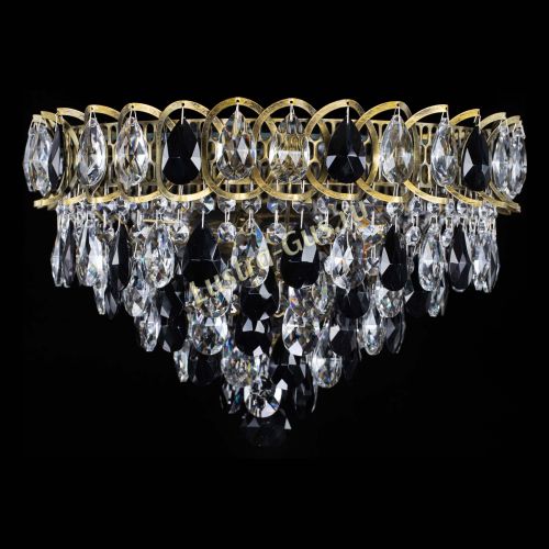 Люстра Грация №1 под бронзу черная в Подольске Гусь Хрустальный