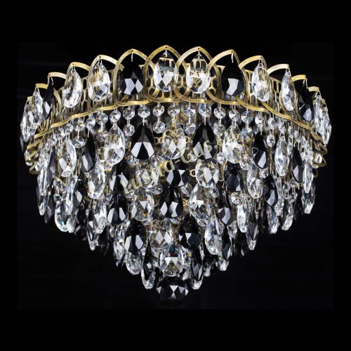 Люстра Грация №1 под бронзу черная в Подольске Гусь Хрустальный