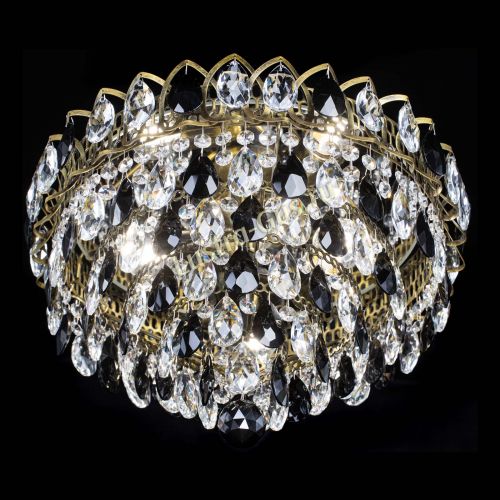 Люстра Грация №1 под бронзу черная в Подольске Гусь Хрустальный