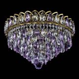 Люстра Грация №1 под бронзу фиолетовая в Подольске