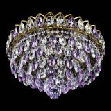 Люстра Грация №1 под бронзу фиолетовая в Подольске