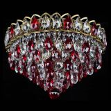 Люстра Грация №1 под бронзу красная в Подольске Люстра Грация №1 под бронзу красная в Подольске