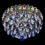 Люстра Грация №1 под бронзу синяя в Подольске