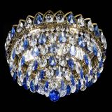 Люстра Грация №1 под бронзу синяя в Подольске