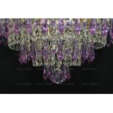 Люстра Ромашка Хризантема фиолетовая большой карашдаш в Подольске Люстра Ромашка Хризантема фиолетовая большой карашдаш в Подольске