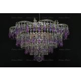 Люстра Ромашка Хризантема фиолетовая большой карашдаш в Подольске Люстра Ромашка Хризантема фиолетовая большой карашдаш в Подольске