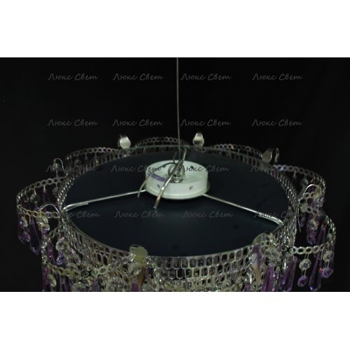 Люстра Ромашка Хризантема фиолетовая большой карашдаш в Подольске Гусь Хрустальный