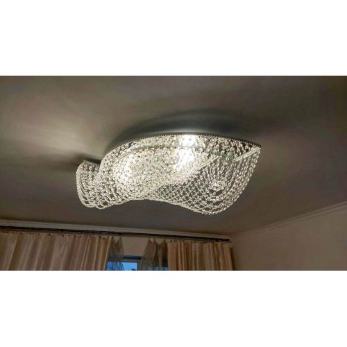 Люстра Хрустальная Волна в Подольске Гусь Хрустальный