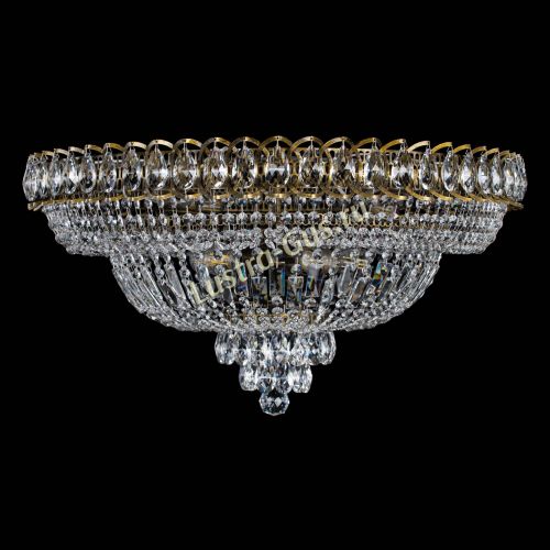 Люстра Хрустальный Каскад №1 700 мм под бронзу в Подольске Гусь Хрустальный