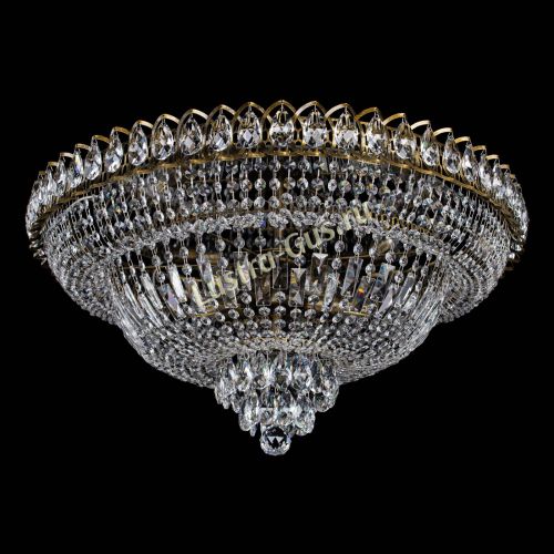 Люстра Хрустальный Каскад №1 700 мм под бронзу в Подольске Гусь Хрустальный