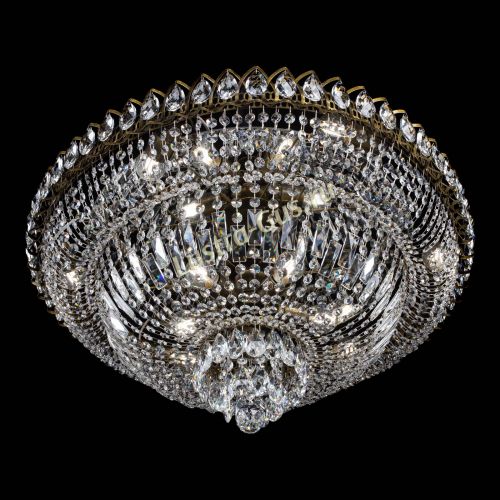 Люстра Хрустальный Каскад №1 700 мм под бронзу в Подольске Гусь Хрустальный