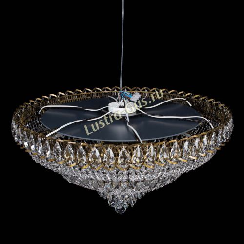 Люстра Хрустальный Каскад №1 700 мм под бронзу в Подольске Гусь Хрустальный