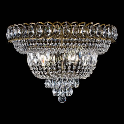 Люстра Хрустальный Каскад №1 под бронзу в Подольске Гусь Хрустальный