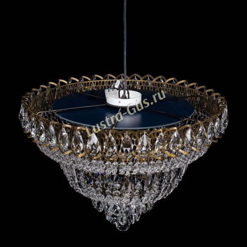 Люстра Хрустальный Каскад №1 под бронзу в Подольске Гусь Хрустальный