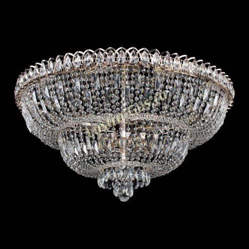 Люстра Хрустальный Каскад №15 с пластинками в Подольске Гусь Хрустальный