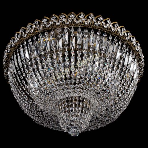 Люстра Хрустальный Каскад №2 под бронзу в Подольске Гусь Хрустальный