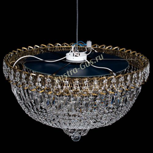 Люстра Хрустальный Каскад №2 под бронзу в Подольске Гусь Хрустальный