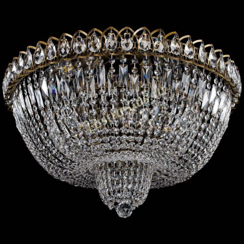 Люстра Хрустальный Каскад №2 журавлик под бронзу в Подольске Гусь Хрустальный