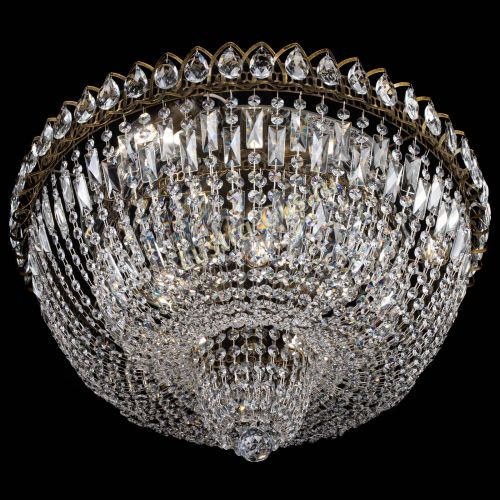 Люстра Хрустальный Каскад №2 журавлик под бронзу в Подольске Гусь Хрустальный