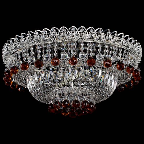 Люстра Хрустальный каскад №3 Шар чайная в Подольске Гусь Хрустальный