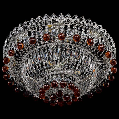 Люстра Хрустальный каскад №3 Шар чайная в Подольске Гусь Хрустальный