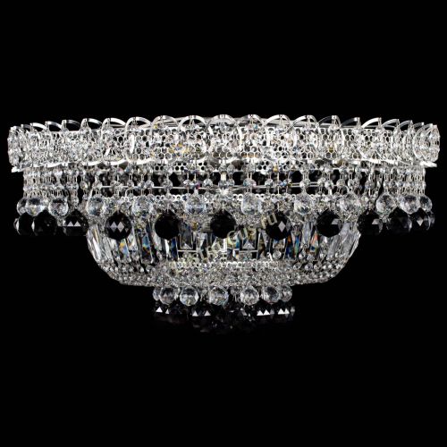 Люстра Хрустальный каскад №3 Шар черная в Подольске Гусь Хрустальный