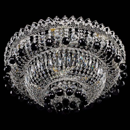 Люстра Хрустальный каскад №3 Шар черная в Подольске Гусь Хрустальный